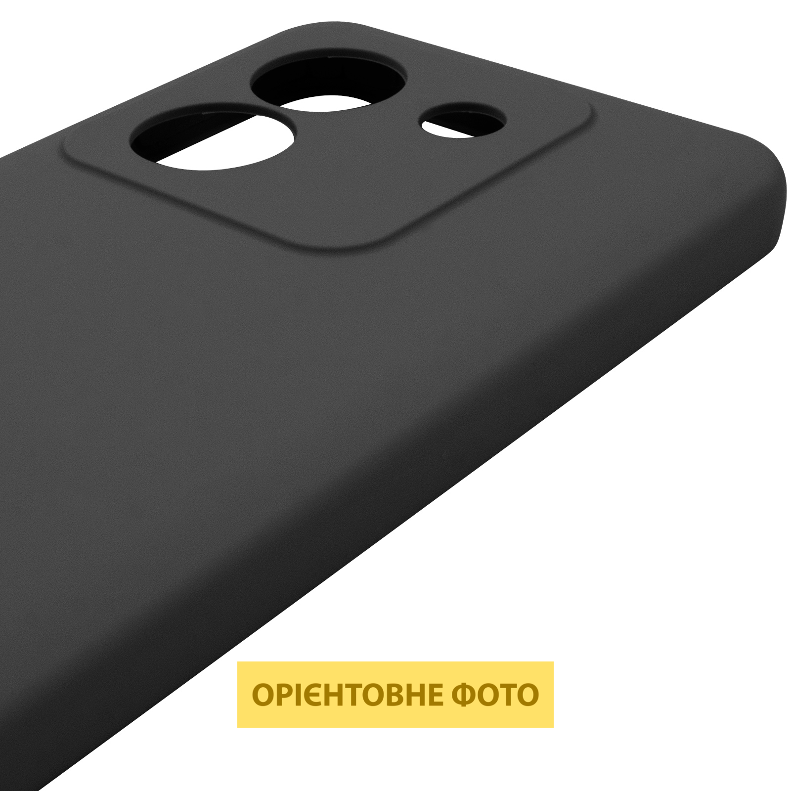 Чохол Silicone Cover Lakshmi Full Camera (AAA) для Xiaomi Poco M7 Pro 5G, Чорний / Black 4, Силікон, купити оптом з доставкою