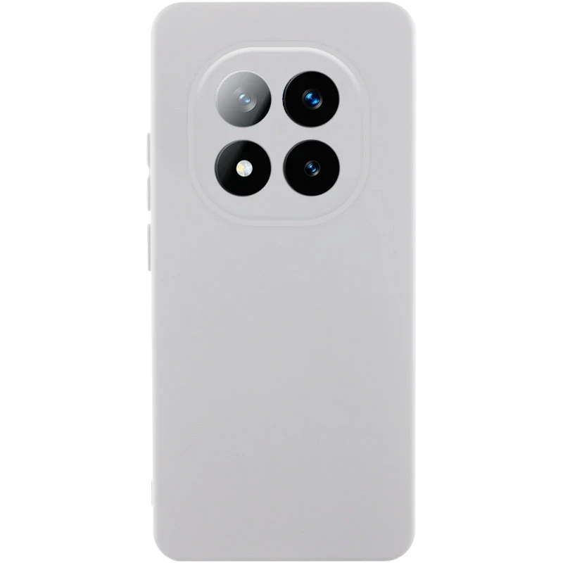 Чехол Silicone Cover Lakshmi Full Camera (AAA) для Xiaomi Poco X7, Белый / White, Силикон, купить оптом с доставкой
