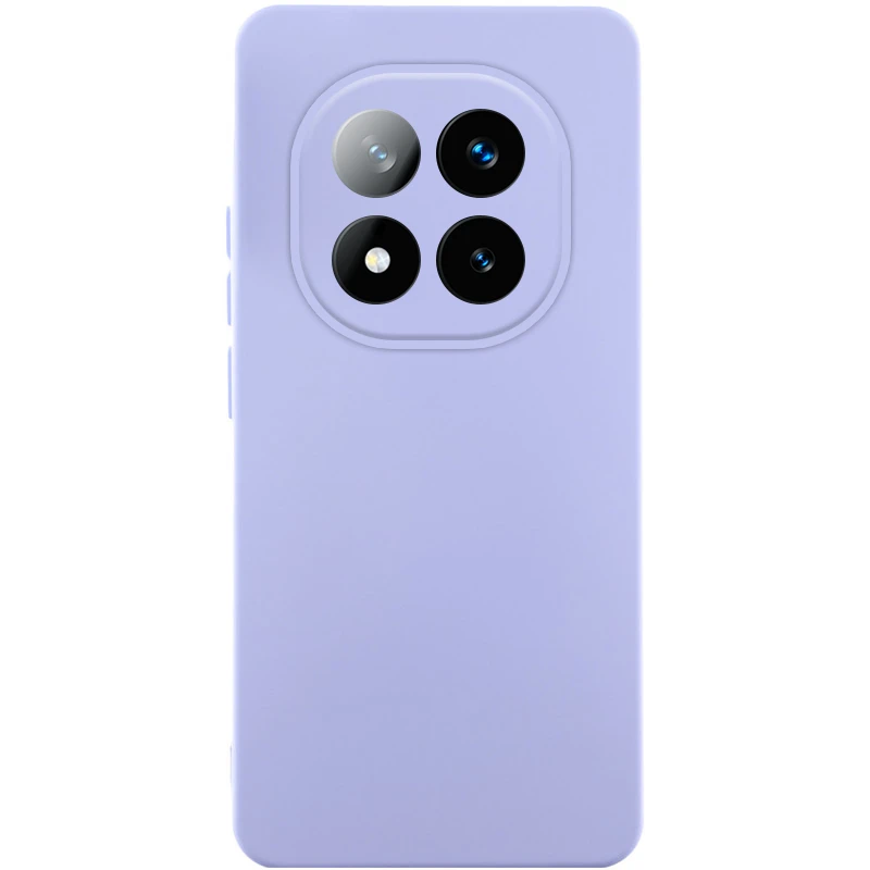 Чехол Silicone Cover Lakshmi Full Camera (AAA) для Xiaomi Poco X7, Сиреневый / Dasheen, Силикон, купить оптом с доставкой