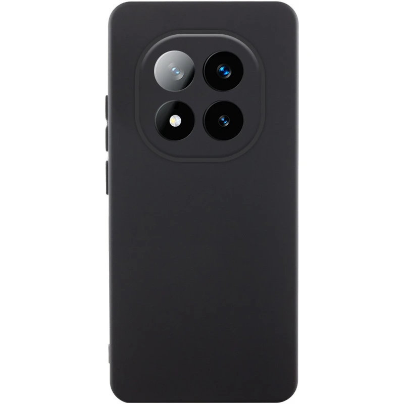 Чехол Silicone Cover Lakshmi Full Camera (AAA) для Xiaomi Poco X7, Черный / Black, Силикон, купить оптом с доставкой