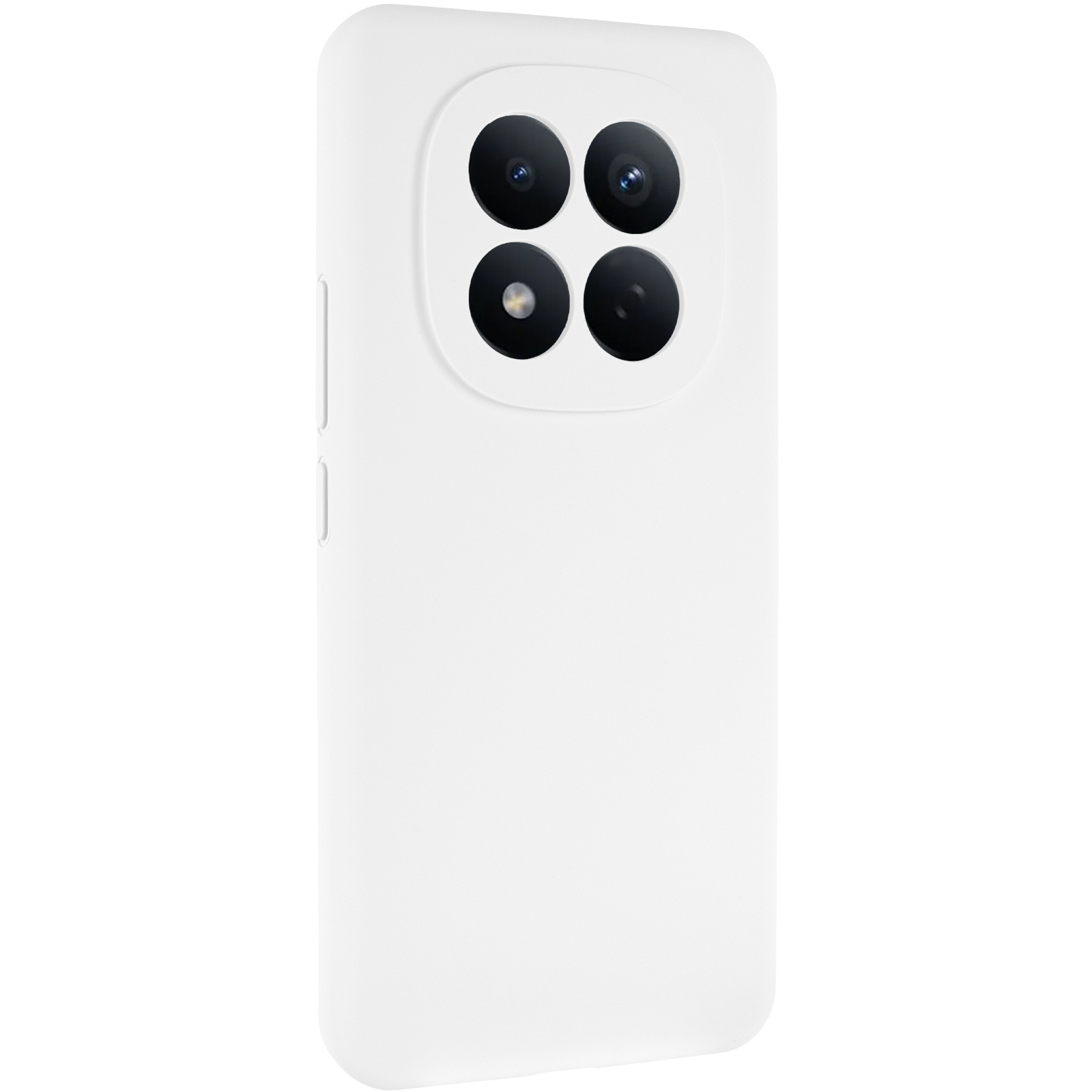 Чохол Silicone Cover Lakshmi Full Camera (AAA) для Xiaomi Redmi Note 14 Pro 4G, Білий / White, Силікон, купити оптом з доставкою