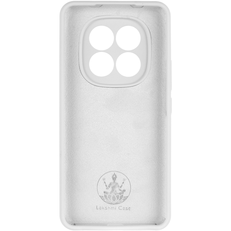 Чохол Silicone Cover Lakshmi Full Camera (AAA) для Xiaomi Redmi Note 14 Pro 4G, Білий / White 2, Силікон, купити оптом з доставкою