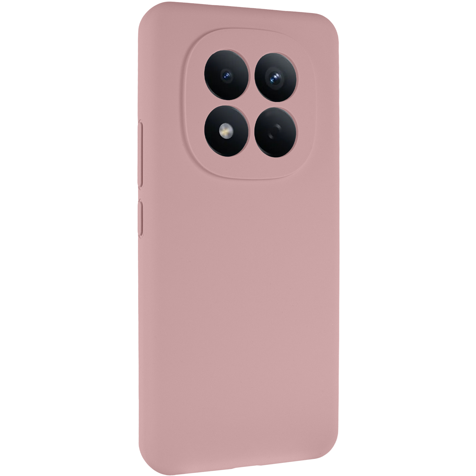 Чохол Silicone Cover Lakshmi Full Camera (AAA) для Xiaomi Redmi Note 14 Pro 4G, Рожевий / Pink Sand, Силікон, купити оптом з доставкою