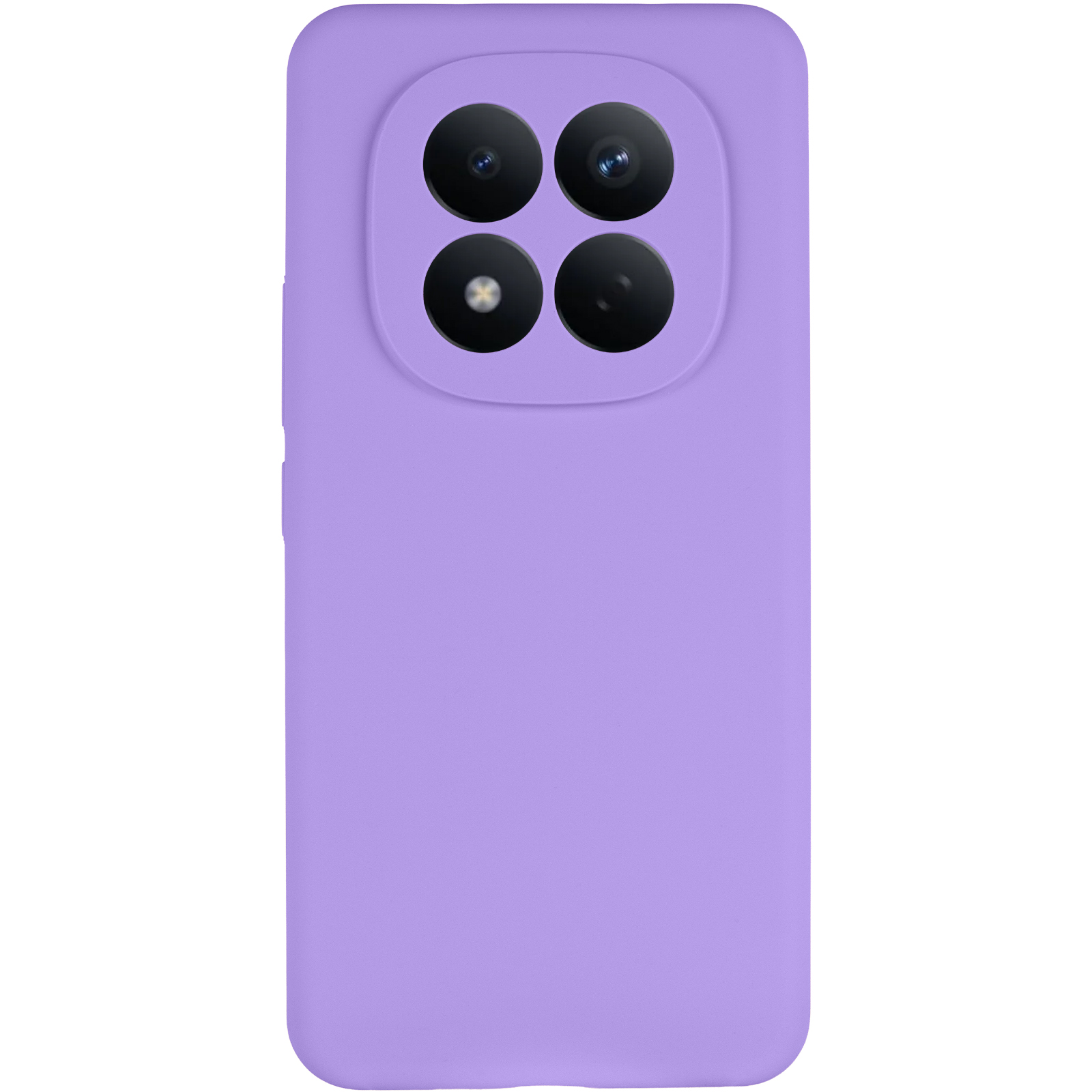Чохол Silicone Cover Lakshmi Full Camera (AAA) для Xiaomi Redmi Note 14 Pro 4G, Бузковий / Dasheen 1, Силікон, купити оптом з доставкою