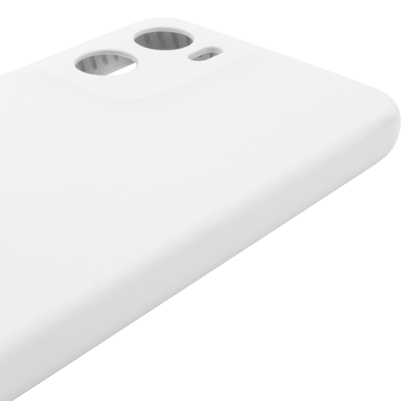 Чохол Silicone Cover Lakshmi Full Camera (AAA) для Motorola Moto G05 / E15 4G, Білий / White 3, Силікон, купити оптом з доставкою