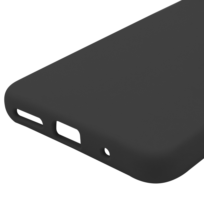 Чохол Silicone Cover Lakshmi Full Camera (AAA) для Motorola Moto G05 / E15 4G, Чорний / Black 5, Силікон, купити оптом з доставкою
