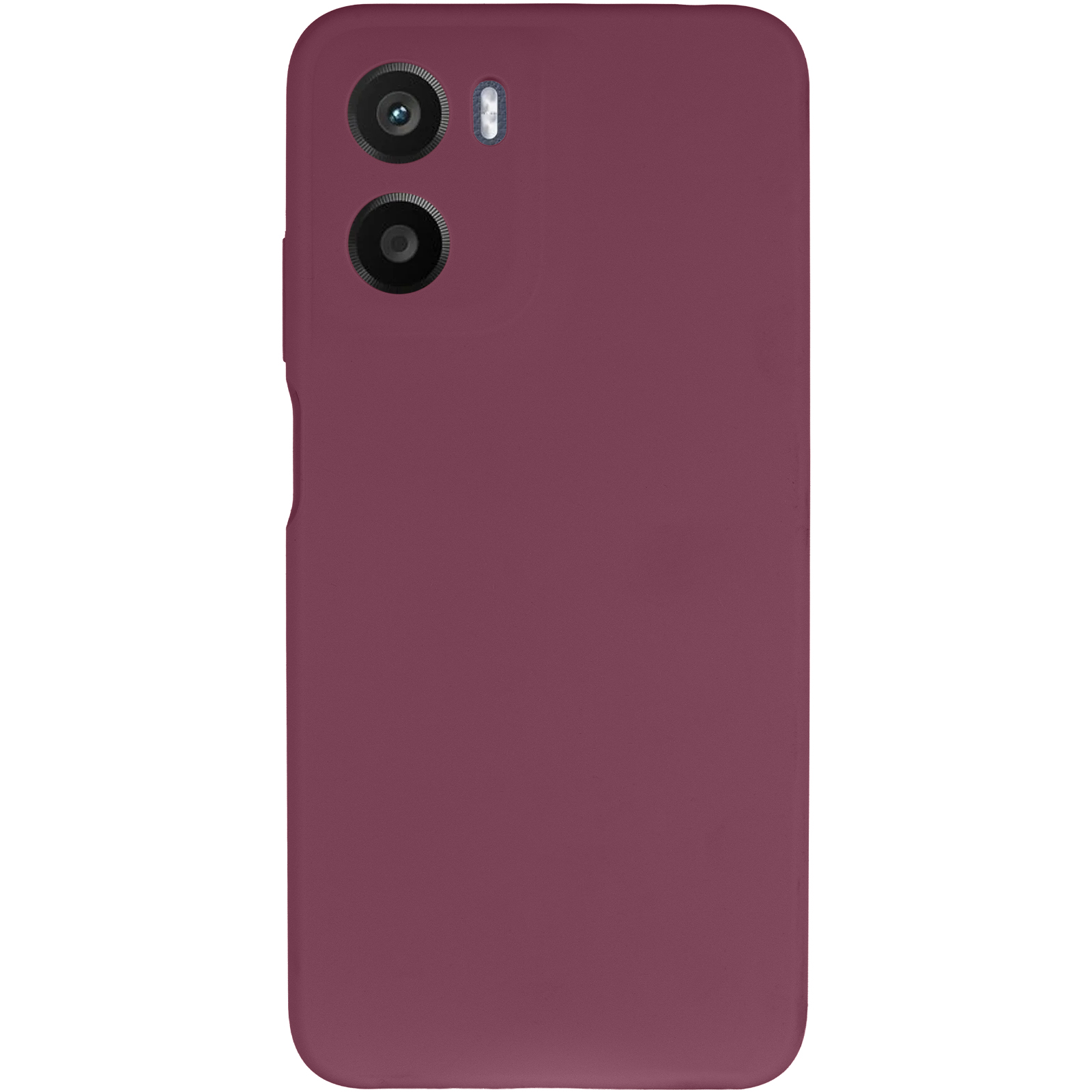 Чохол Silicone Cover Lakshmi Full Camera (AAA) для Motorola Moto G05 / E15 4G, Бордовий / Plum 1, Силікон, купити оптом з доставкою