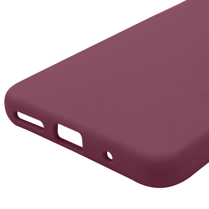 Чохол Silicone Cover Lakshmi Full Camera (AAA) для Motorola Moto G05 / E15 4G, Бордовий / Plum 4, Силікон, купити оптом з доставкою