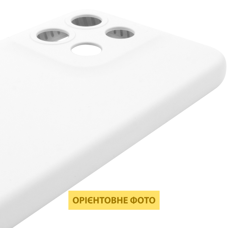 Чехол Silicone Cover Lakshmi Full Camera (AAA) для Motorola Moto G15 4G, Белый / White 3, Силикон, купить оптом с доставкой