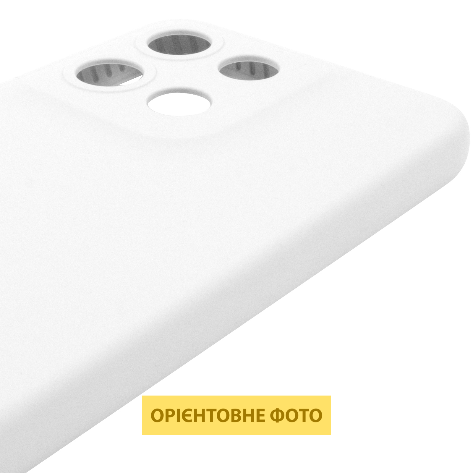 Чехол Silicone Cover Lakshmi Full Camera (AAA) для Motorola Moto G15 4G, Белый / White 3, Силикон, купить оптом с доставкой