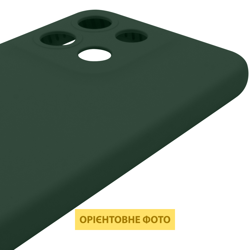 Чехол Silicone Cover Lakshmi Full Camera (AAA) для Motorola Moto G15 4G, Зеленый / Cyprus Green 3, Силикон, купить оптом с доставкой
