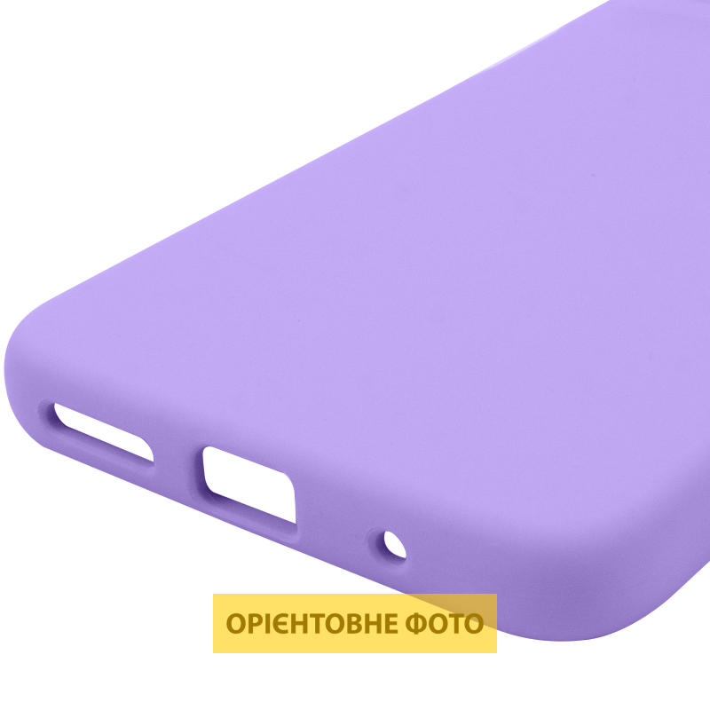 Чехол Silicone Cover Lakshmi Full Camera (AAA) для Motorola Moto G15 4G, Сиреневый / Dasheen 4, Силикон, купить оптом с доставкой