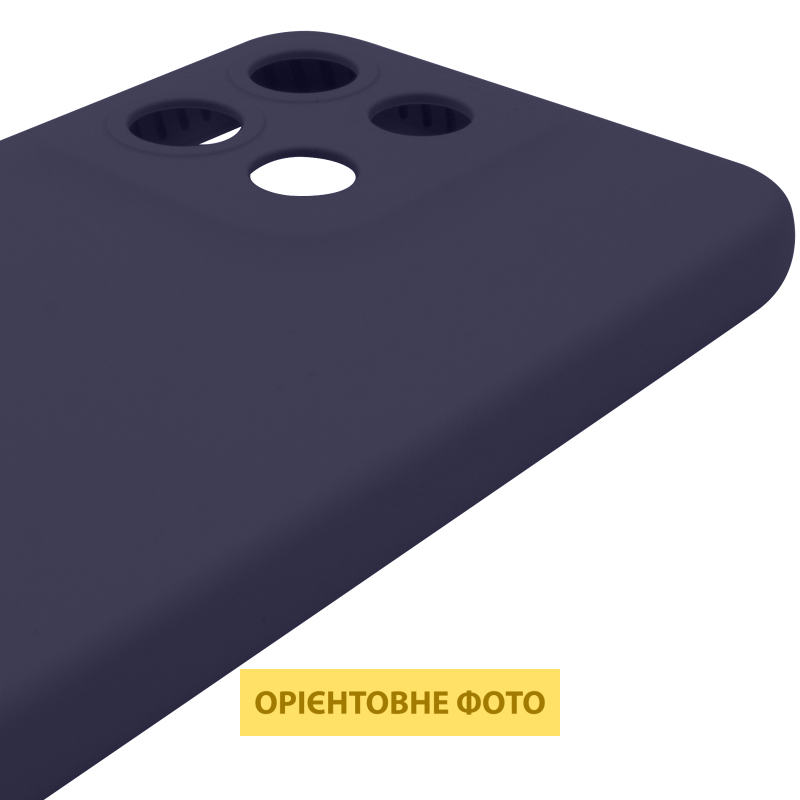 Чехол Silicone Cover Lakshmi Full Camera (AAA) для Motorola Moto G15 4G, Темно-синий / Midnight blue 3, Силикон, купить оптом с доставкой