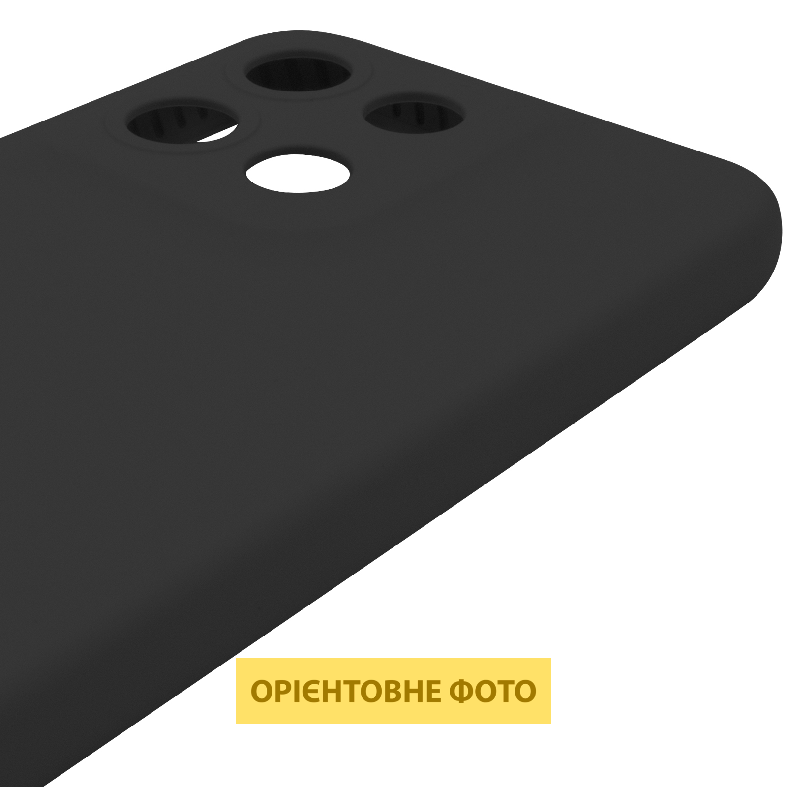 Чехол Silicone Cover Lakshmi Full Camera (AAA) для Motorola Moto G15 4G, Черный / Black 4, Силикон, купить оптом с доставкой