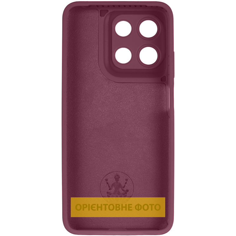 Чехол Silicone Cover Lakshmi Full Camera (AAA) для Motorola Moto G15 4G, Бордовый / Plum 2, Силикон, купить оптом с доставкой
