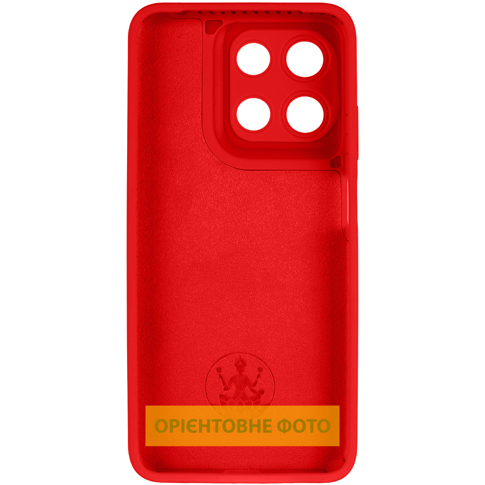 Чехол Silicone Cover Lakshmi Full Camera (AAA) для Motorola Moto G15 4G, Красный / Red 2, Силикон, купить оптом с доставкой