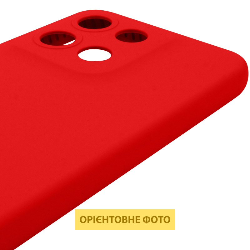 Чехол Silicone Cover Lakshmi Full Camera (AAA) для Motorola Moto G15 4G, Красный / Red 3, Силикон, купить оптом с доставкой