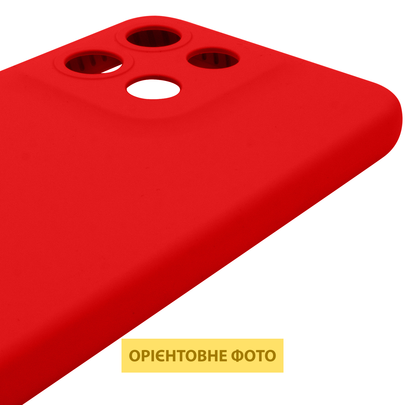 Чехол Silicone Cover Lakshmi Full Camera (AAA) для Motorola Moto G15 4G, Красный / Red 3, Силикон, купить оптом с доставкой