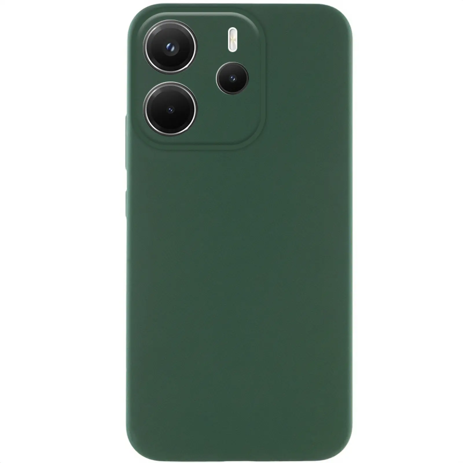 Чехол Silicone Cover Lakshmi Full Camera (AAA) для Xiaomi Redmi Note 14 4G (Europe version), Зеленый / Cyprus Green, Силикон, купить оптом с доставкой