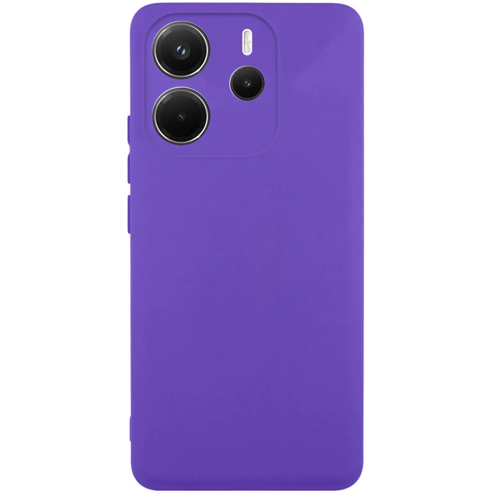 Чехол Silicone Cover Lakshmi Full Camera (AAA) для Xiaomi Redmi Note 14 4G (Europe version), Фиолетовый / Amethyst, Силикон, купить оптом с доставкой