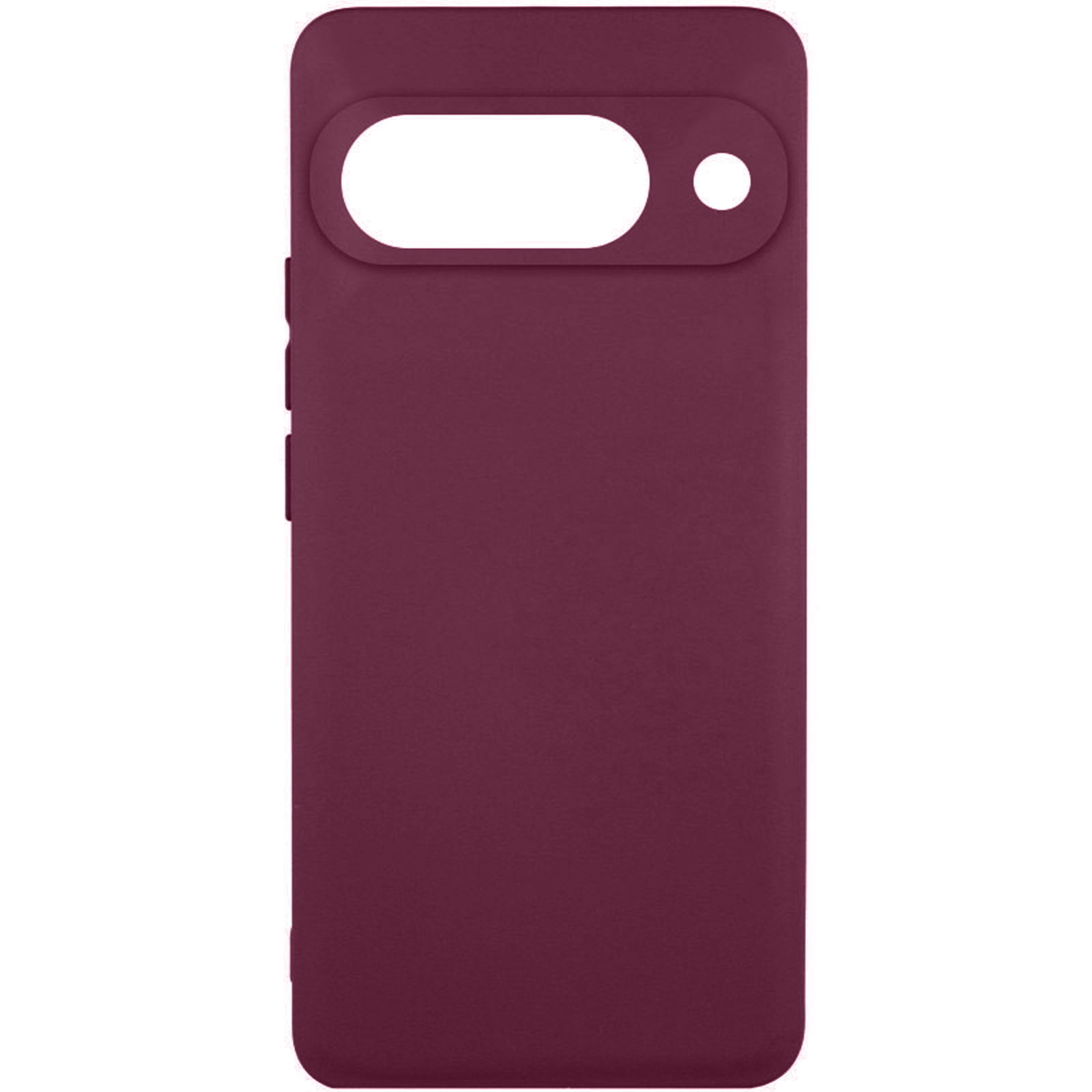 Чохол Silicone Cover Lakshmi Full Camera (AAA) для Google Pixel 9a, Бордовий / Plum, Силікон, купити оптом з доставкою