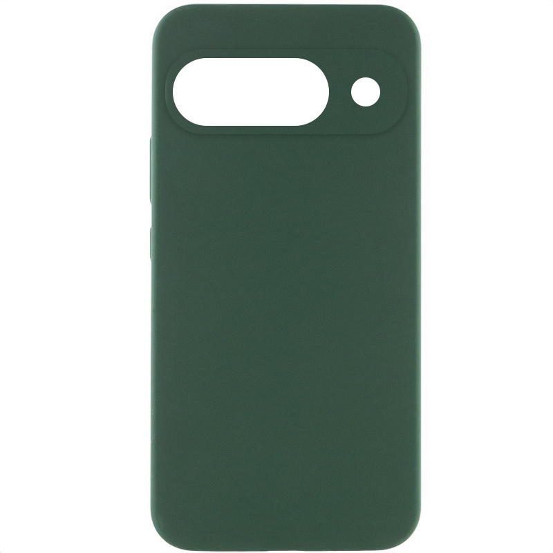 Чохол Silicone Cover Lakshmi Full Camera (AAA) для Google Pixel 9a, Зелений / Cyprus Green, Силікон, купити оптом з доставкою