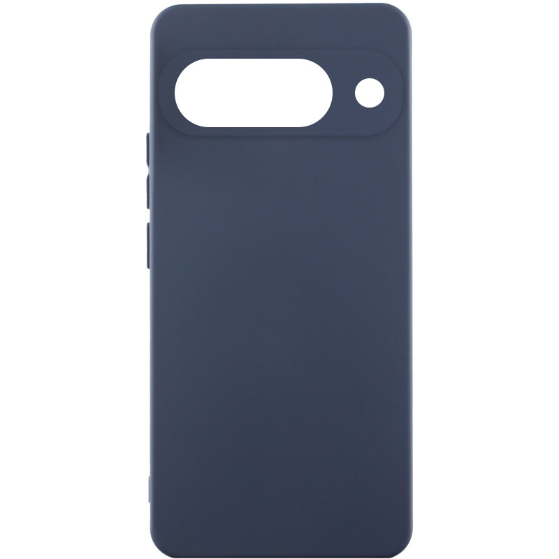 Чохол Silicone Cover Lakshmi Full Camera (AAA) для Google Pixel 9a, Темно-синій / Midnight blue, Силікон, купити оптом з доставкою