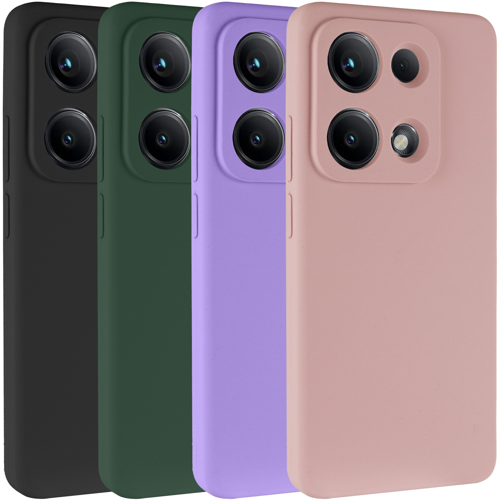 Чохол Silicone Cover Lakshmi Full Camera (AAA) для Xiaomi Redmi Note 14S, Силікон, купити оптом з доставкою