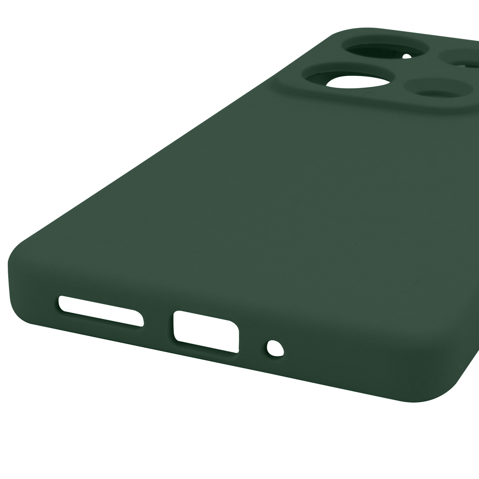 Чохол Silicone Cover Lakshmi Full Camera (AAA) для Xiaomi Redmi Note 14S, Зелений / Cyprus Green 4, Силікон, купити оптом з доставкою