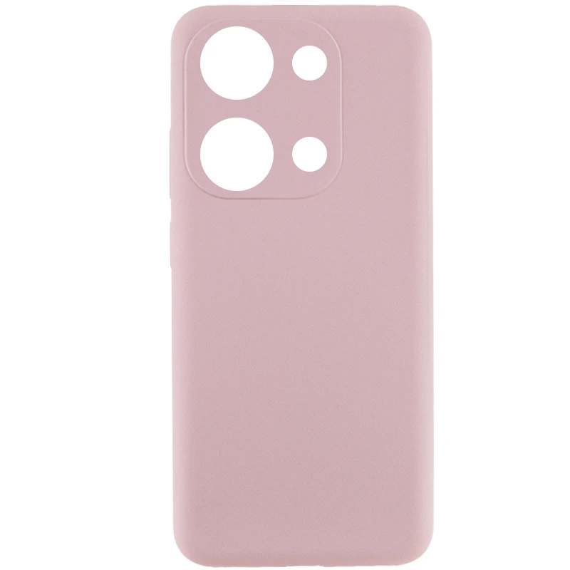 Чехол Silicone Cover Lakshmi Full Camera (AAA) для Xiaomi Redmi Note 14S, Розовый / Pink Sand, Силикон, купить оптом с доставкой