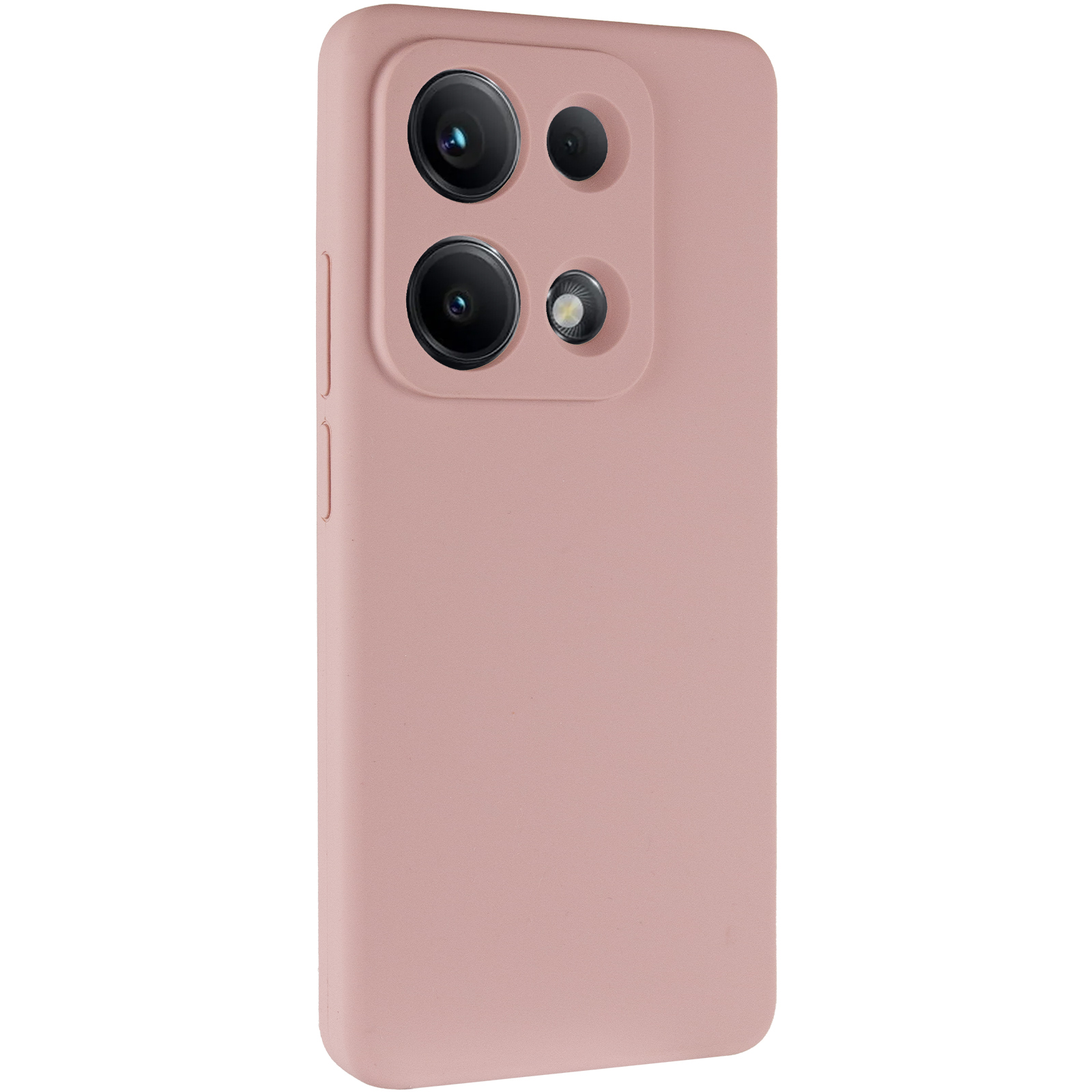 Чохол Silicone Cover Lakshmi Full Camera (AAA) для Xiaomi Redmi Note 14S, Рожевий / Pink Sand, Силікон, купити оптом з доставкою