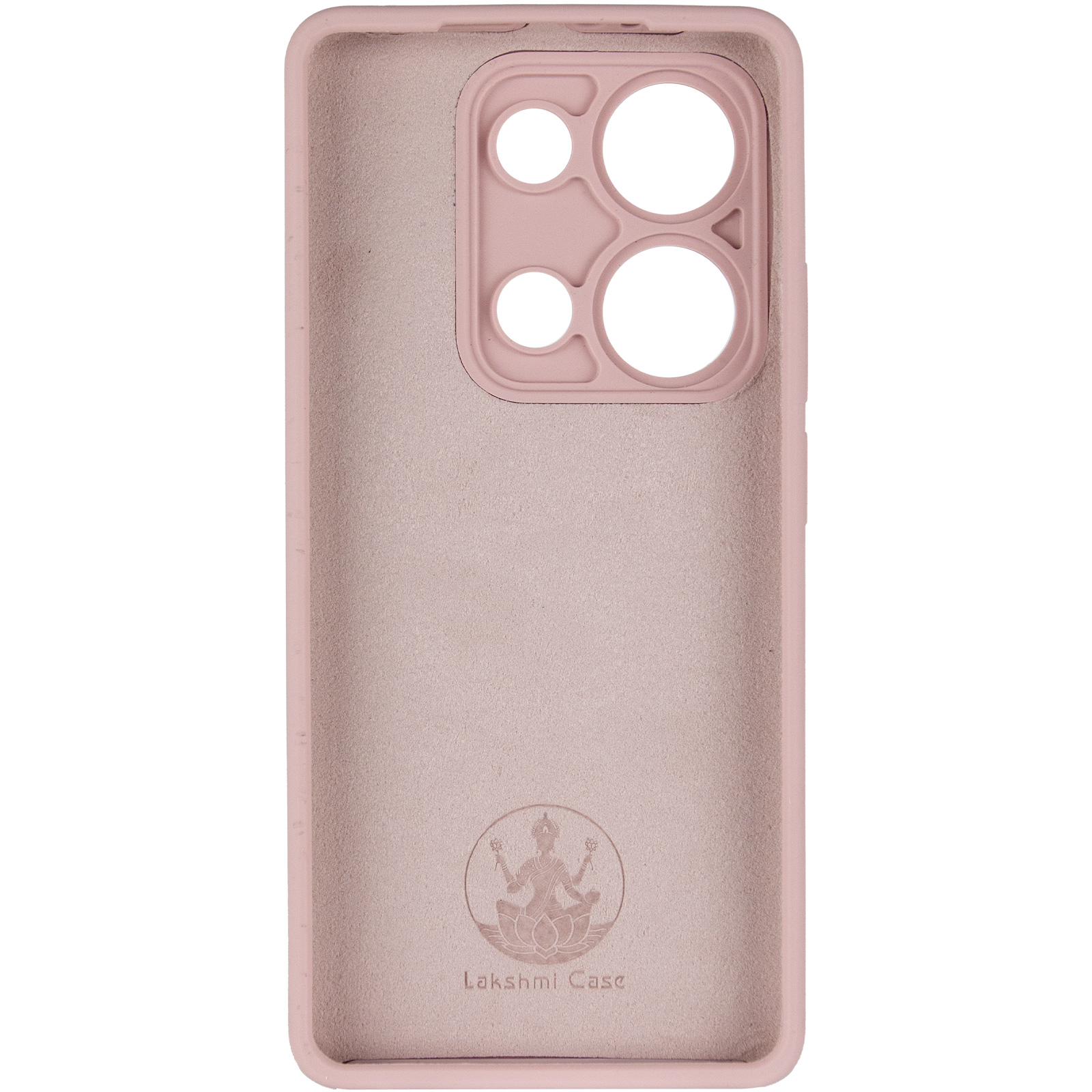 Чохол Silicone Cover Lakshmi Full Camera (AAA) для Xiaomi Redmi Note 14S, Рожевий / Pink Sand 2, Силікон, купити оптом з доставкою