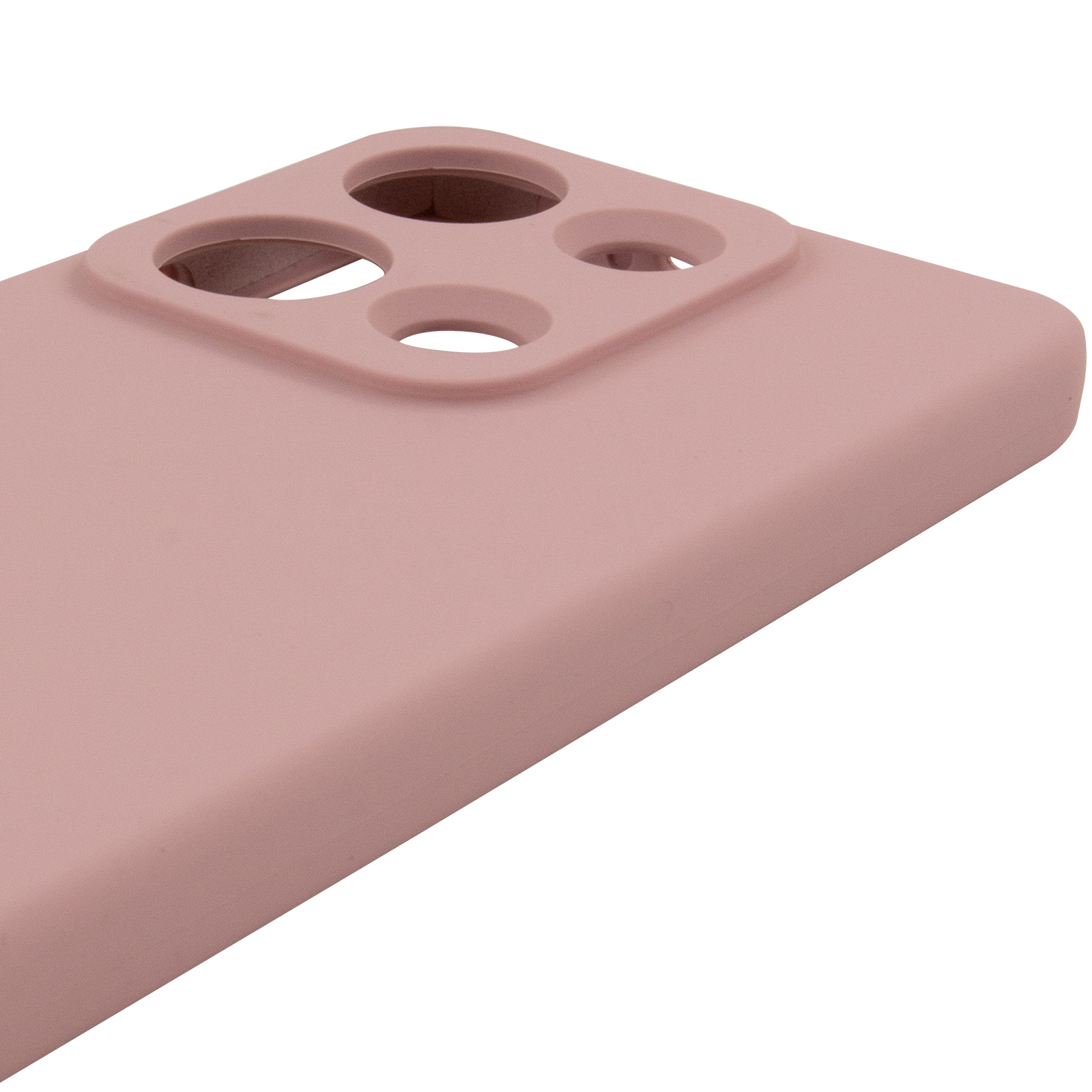 Чохол Silicone Cover Lakshmi Full Camera (AAA) для Xiaomi Redmi Note 14S, Рожевий / Pink Sand 3, Силікон, купити оптом з доставкою