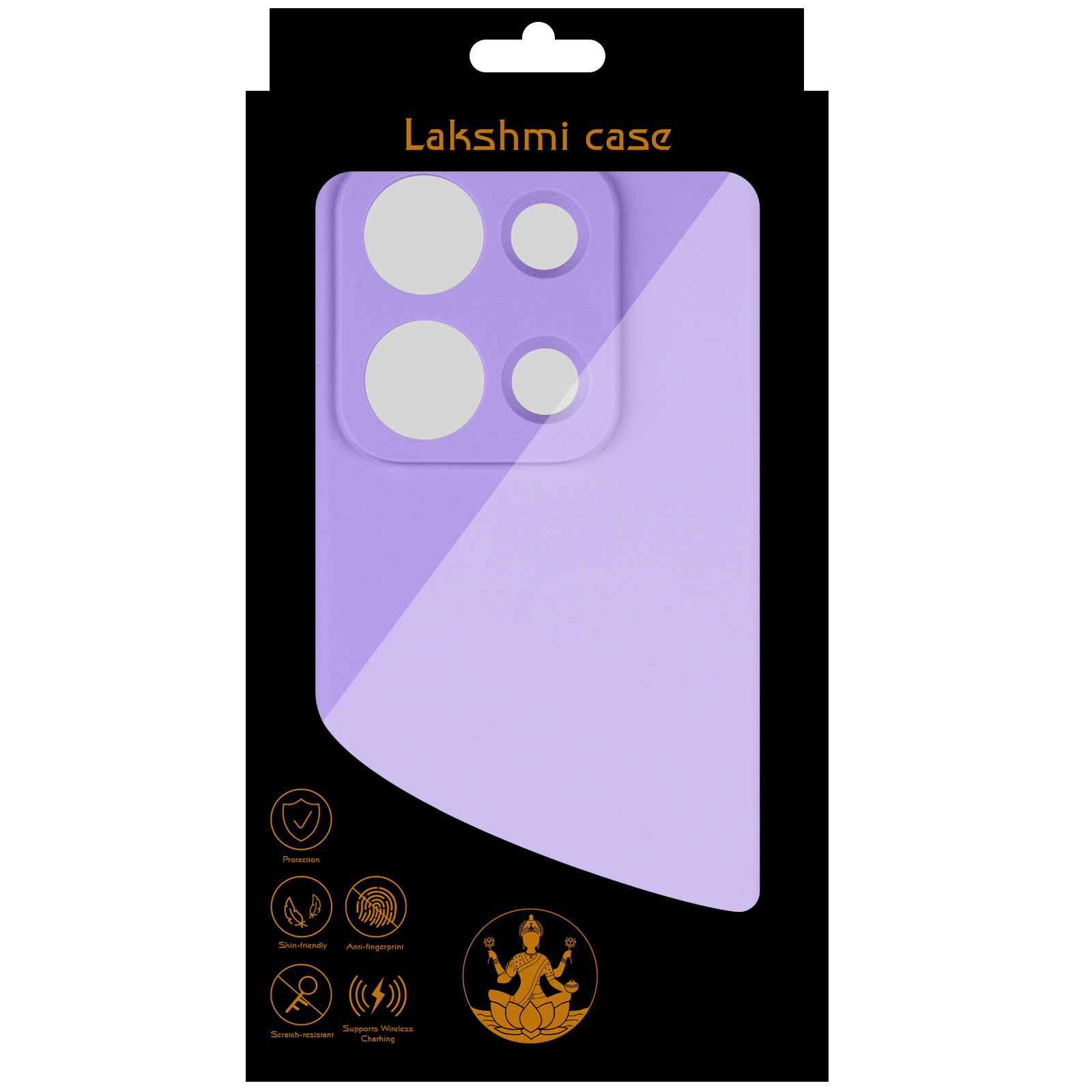 Чохол Silicone Cover Lakshmi Full Camera (AAA) для Xiaomi Redmi Note 14S, Бузковий / Dasheen 2, Силікон, купити оптом з доставкою