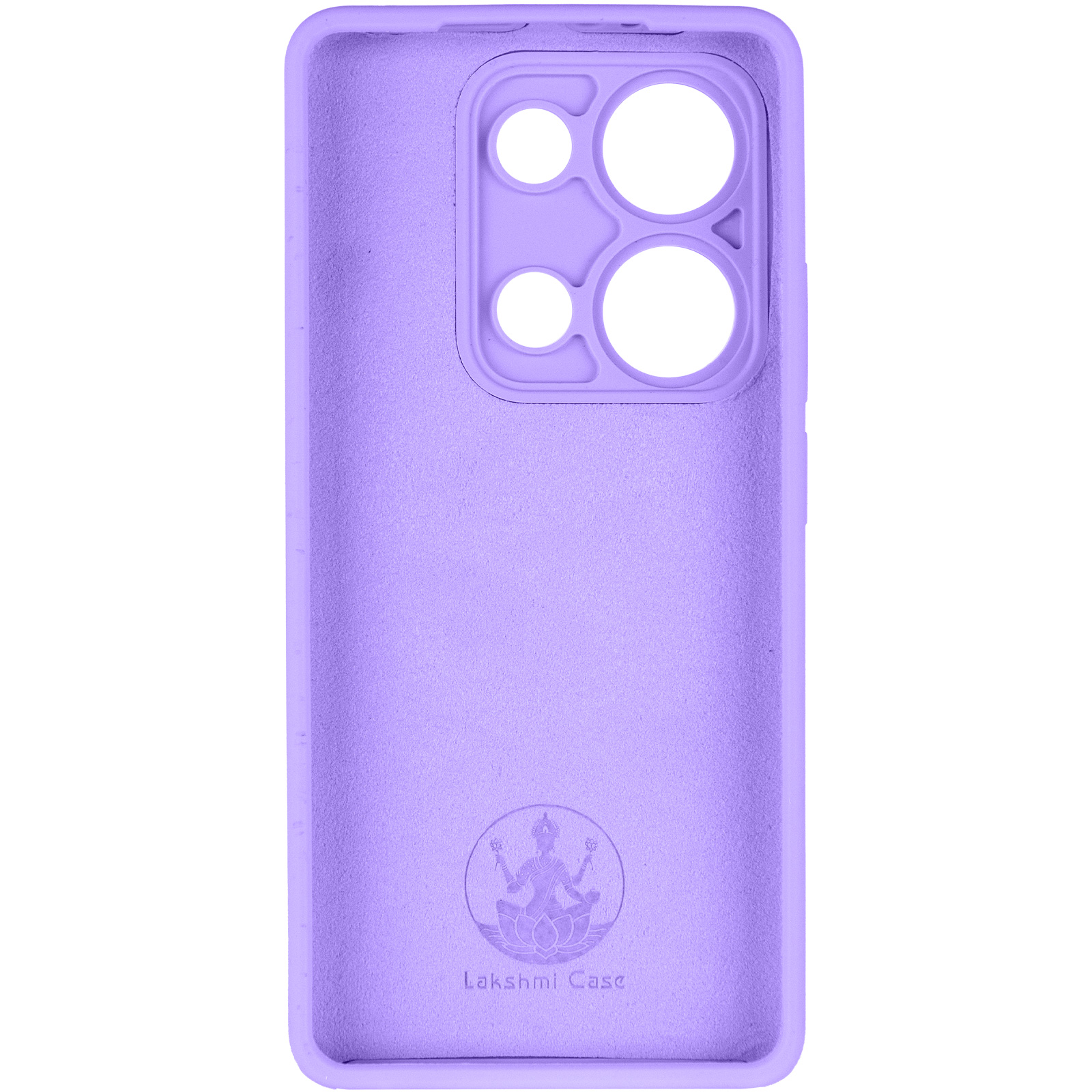 Чохол Silicone Cover Lakshmi Full Camera (AAA) для Xiaomi Redmi Note 14S, Бузковий / Dasheen 3, Силікон, купити оптом з доставкою