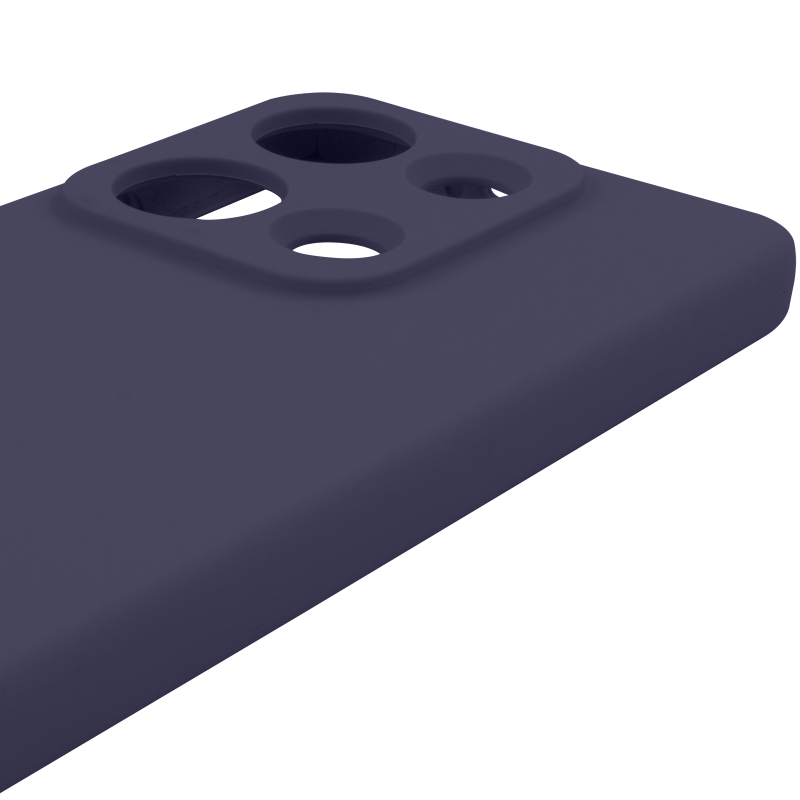 Чохол Silicone Cover Lakshmi Full Camera (AAA) для Xiaomi Redmi Note 14S, Темно-синій / Midnight blue 3, Силікон, купити оптом з доставкою