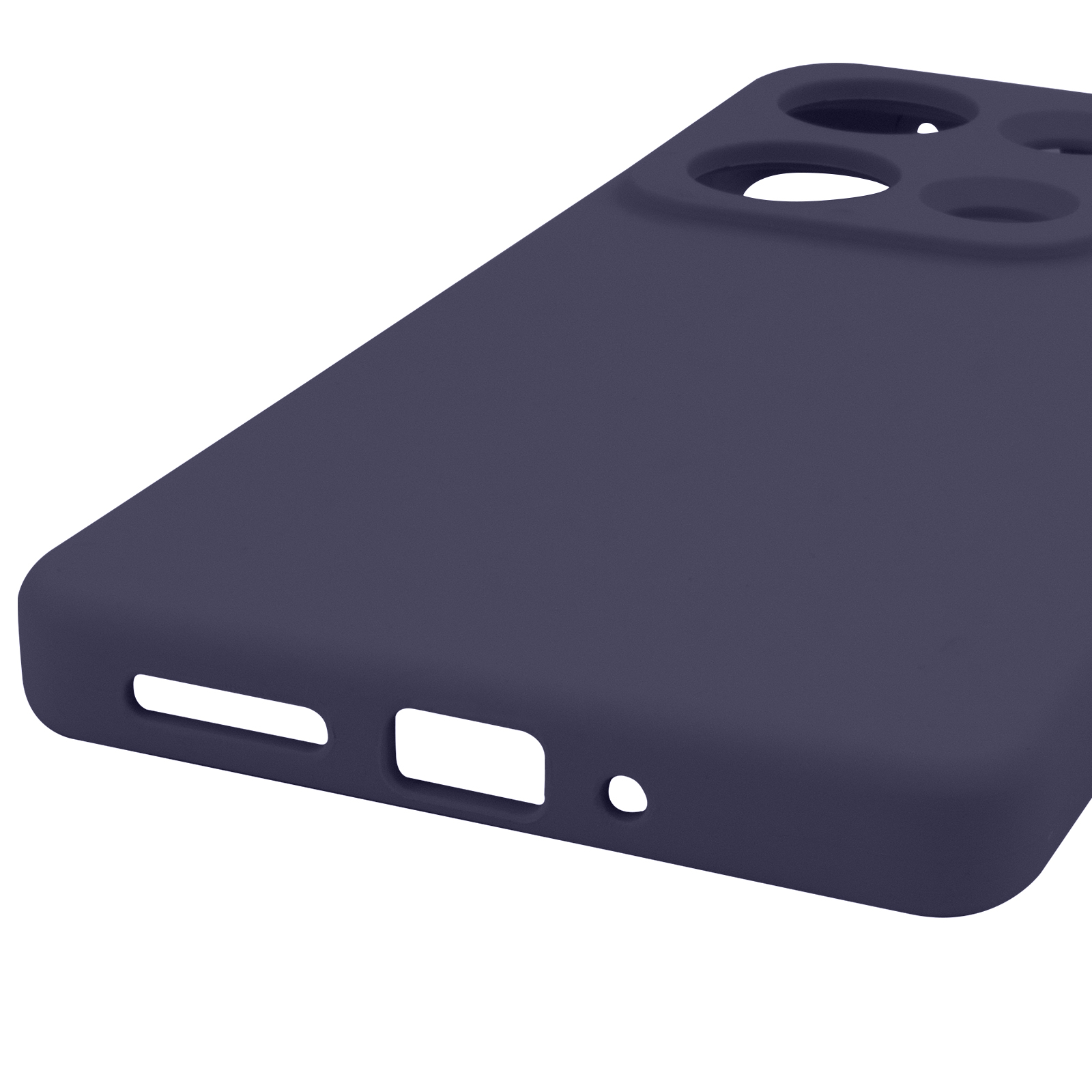 Чохол Silicone Cover Lakshmi Full Camera (AAA) для Xiaomi Redmi Note 14S, Темно-синій / Midnight blue 4, Силікон, купити оптом з доставкою