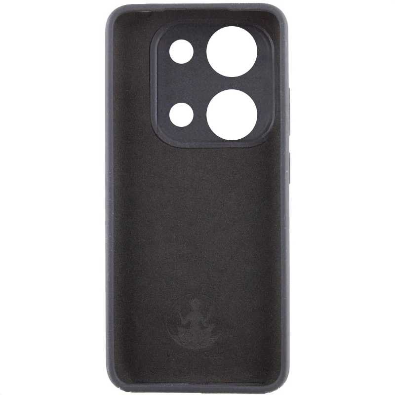 Чехол Silicone Cover Lakshmi Full Camera (AAA) для Xiaomi Redmi Note 14S, Черный / Black 1, Силикон, купить оптом с доставкой