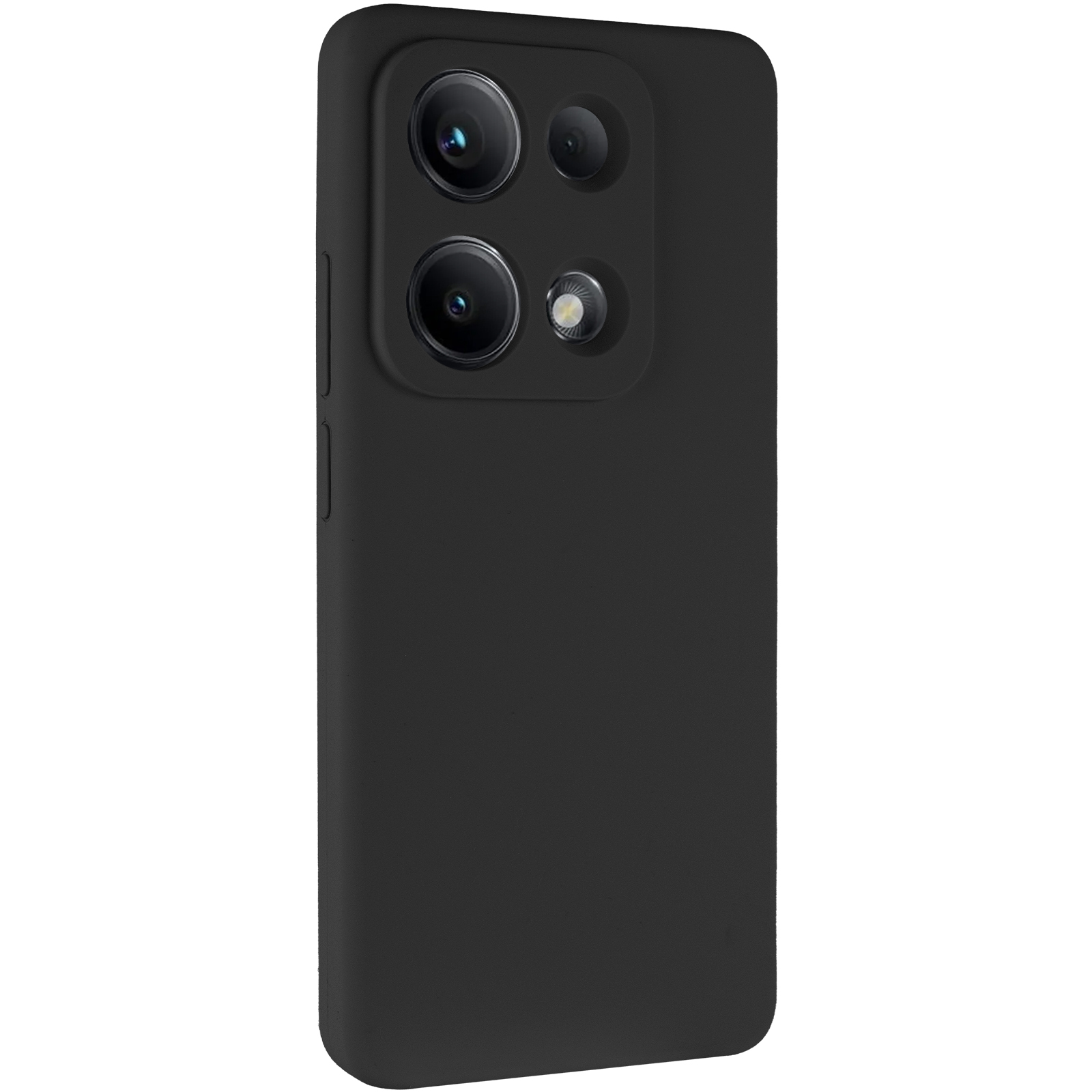 Чохол Silicone Cover Lakshmi Full Camera (AAA) для Xiaomi Redmi Note 14S, Чорний / Black, Силікон, купити оптом з доставкою