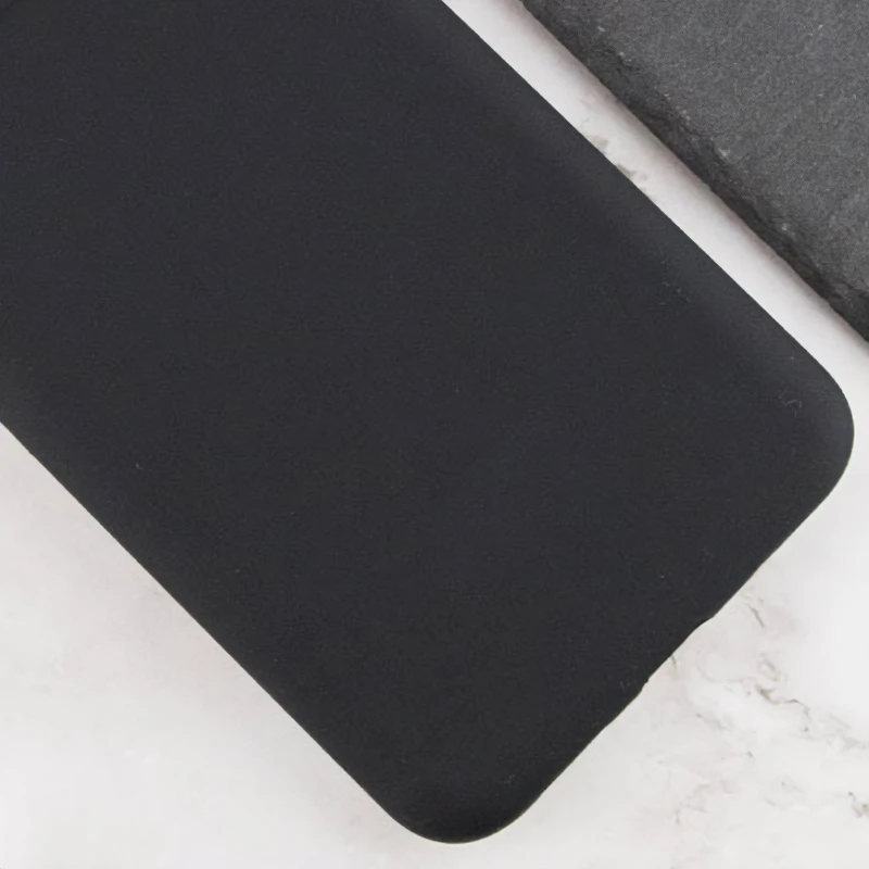 Чехол Silicone Cover Lakshmi Full Camera (AAA) для Xiaomi Redmi Note 14S, Черный / Black 2, Силикон, купить оптом с доставкой