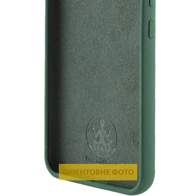 Чехол Silicone Cover Lakshmi Full Camera (AAA) для Xiaomi Poco M7, Зеленый / Cyprus Green 1, Силикон, купить оптом с доставкой