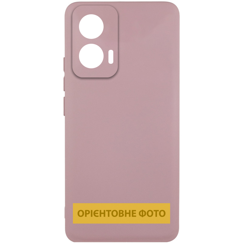 Чехол Silicone Cover Lakshmi Full Camera (AAA) для Xiaomi Poco M7, Розовый / Pink Sand, Силикон, купить оптом с доставкой