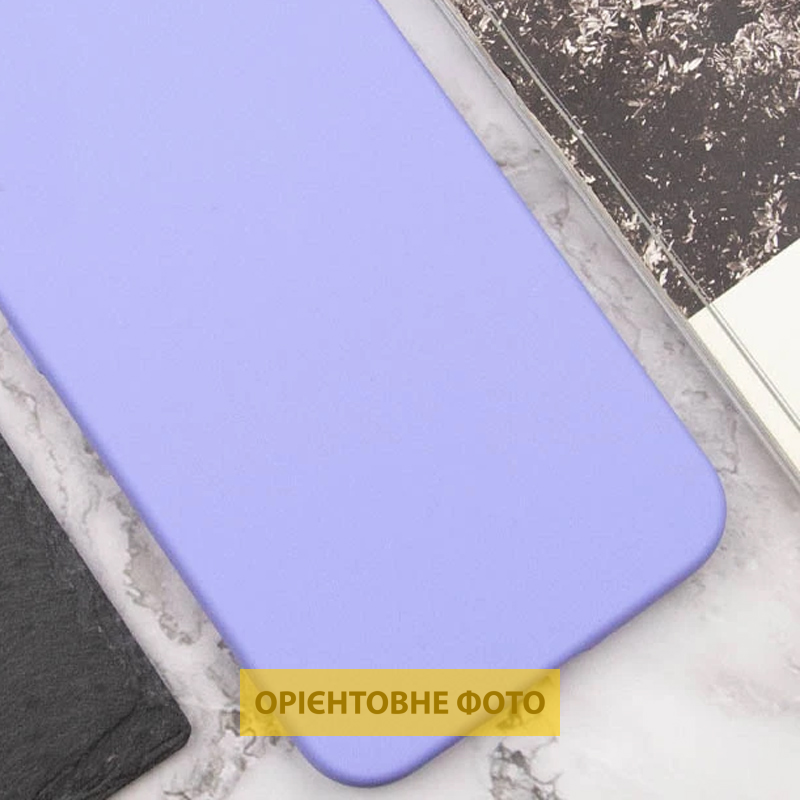 Чехол Silicone Cover Lakshmi Full Camera (AAA) для Xiaomi Poco M7, Сиреневый / Dasheen 2, Силикон, купить оптом с доставкой