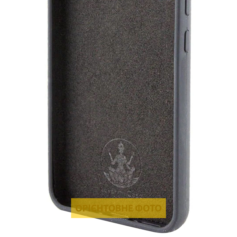 Чехол Silicone Cover Lakshmi Full Camera (AAA) для Xiaomi Poco M7, Черный / Black 1, Силикон, купить оптом с доставкой