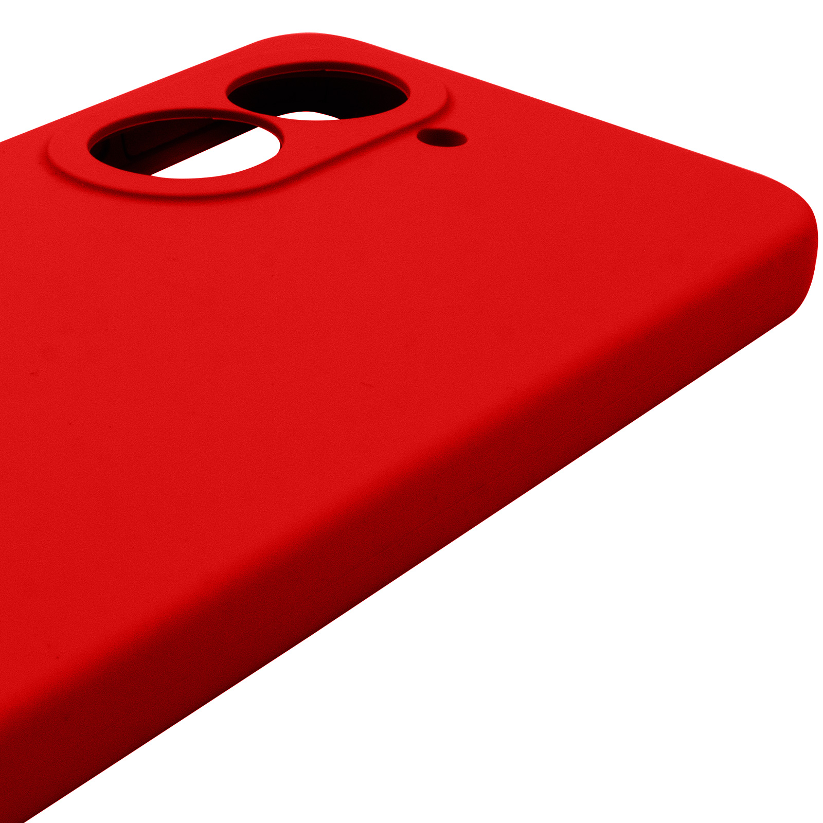 Чохол Silicone Cover Lakshmi Full Camera (AAA) для Xiaomi Redmi A5 / Poco C71, Червоний / Red 3, Силікон, купити оптом з доставкою