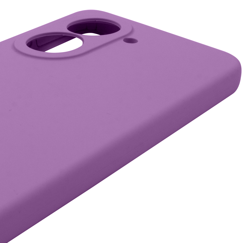 Чохол Silicone Cover Lakshmi Full Camera (AAA) для Xiaomi Redmi A5 / Poco C71, Сливовий / Purple 3, Силікон, купити оптом з доставкою