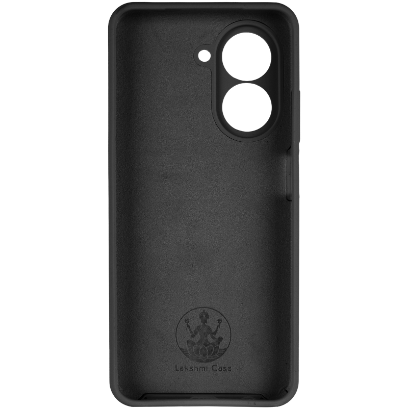 Чохол Silicone Cover Lakshmi Full Camera (AAA) для Xiaomi Redmi A5 / Poco C71, Чорний / Black 3, Силікон, купити оптом з доставкою
