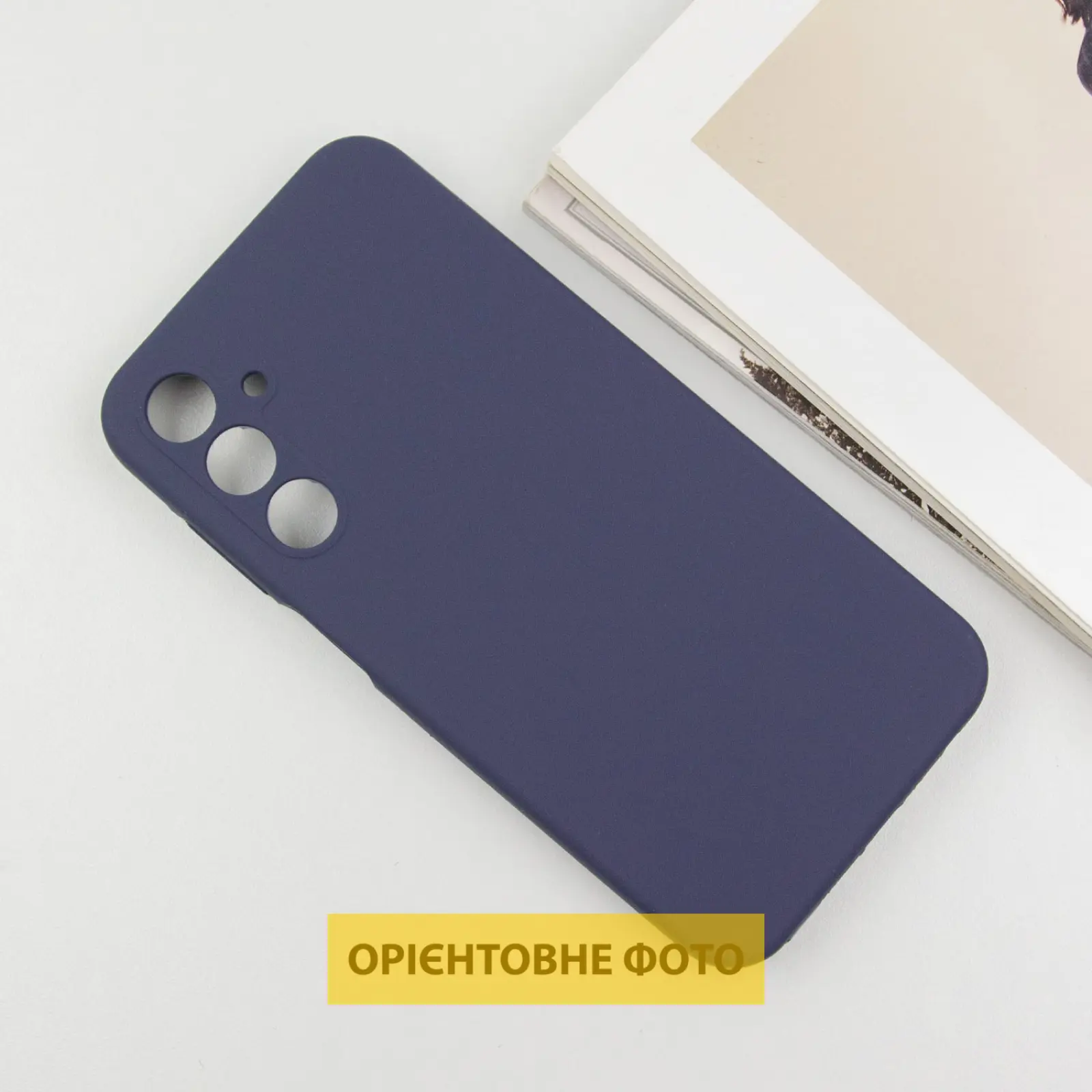 Чохол Silicone Cover Lakshmi Full Camera (AAA) для Samsung Galaxy S25 Edge, Темно-синій / Midnight blue 5, Силікон, купити оптом з доставкою