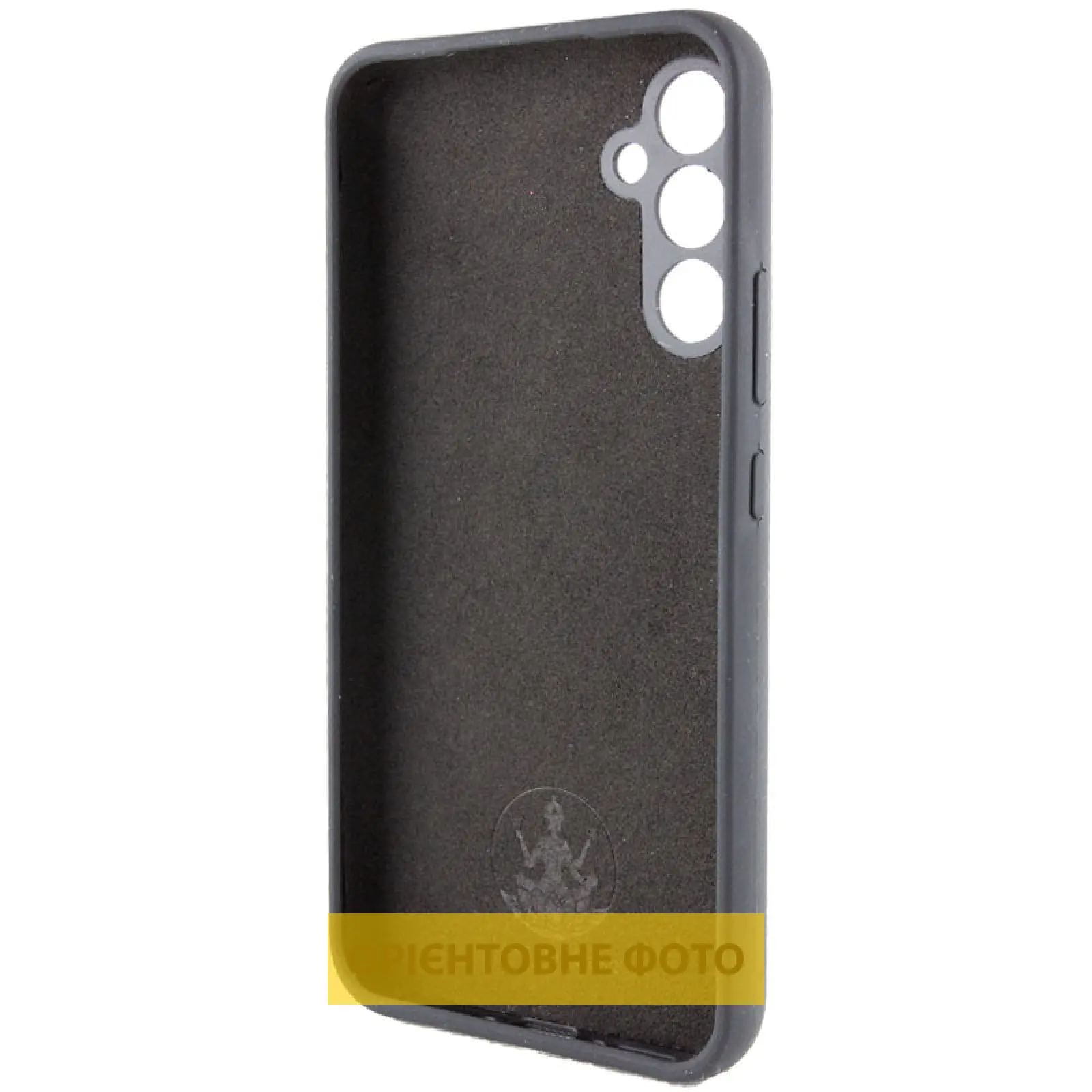 Чохол Silicone Cover Lakshmi Full Camera (AAA) для Samsung Galaxy S25 Edge, Чорний / Black 3, Силікон, купити оптом з доставкою