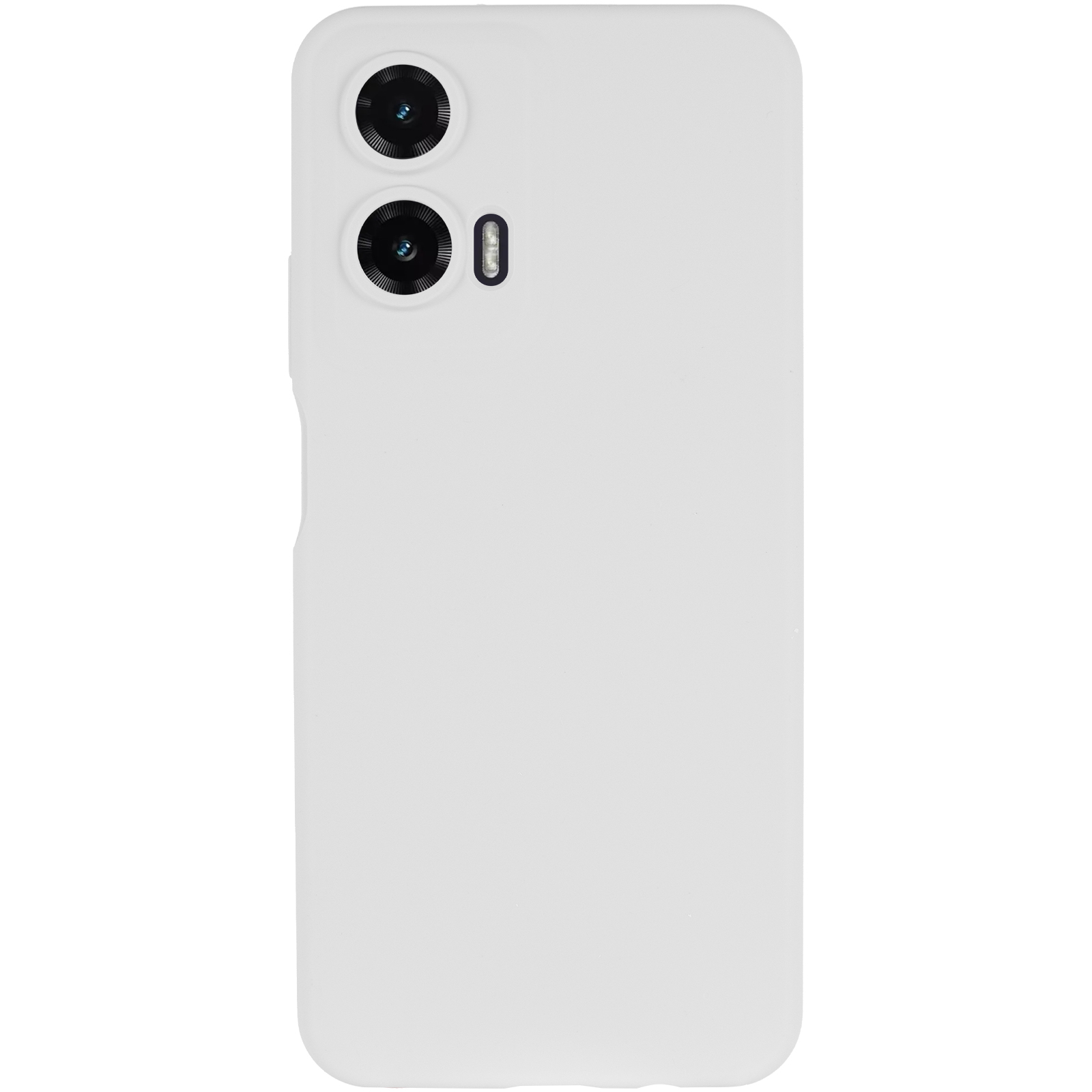 Чохол Silicone Cover Lakshmi Full Camera (AAA) для Motorola Moto G35, Білий / White 1, Силікон, купити оптом з доставкою